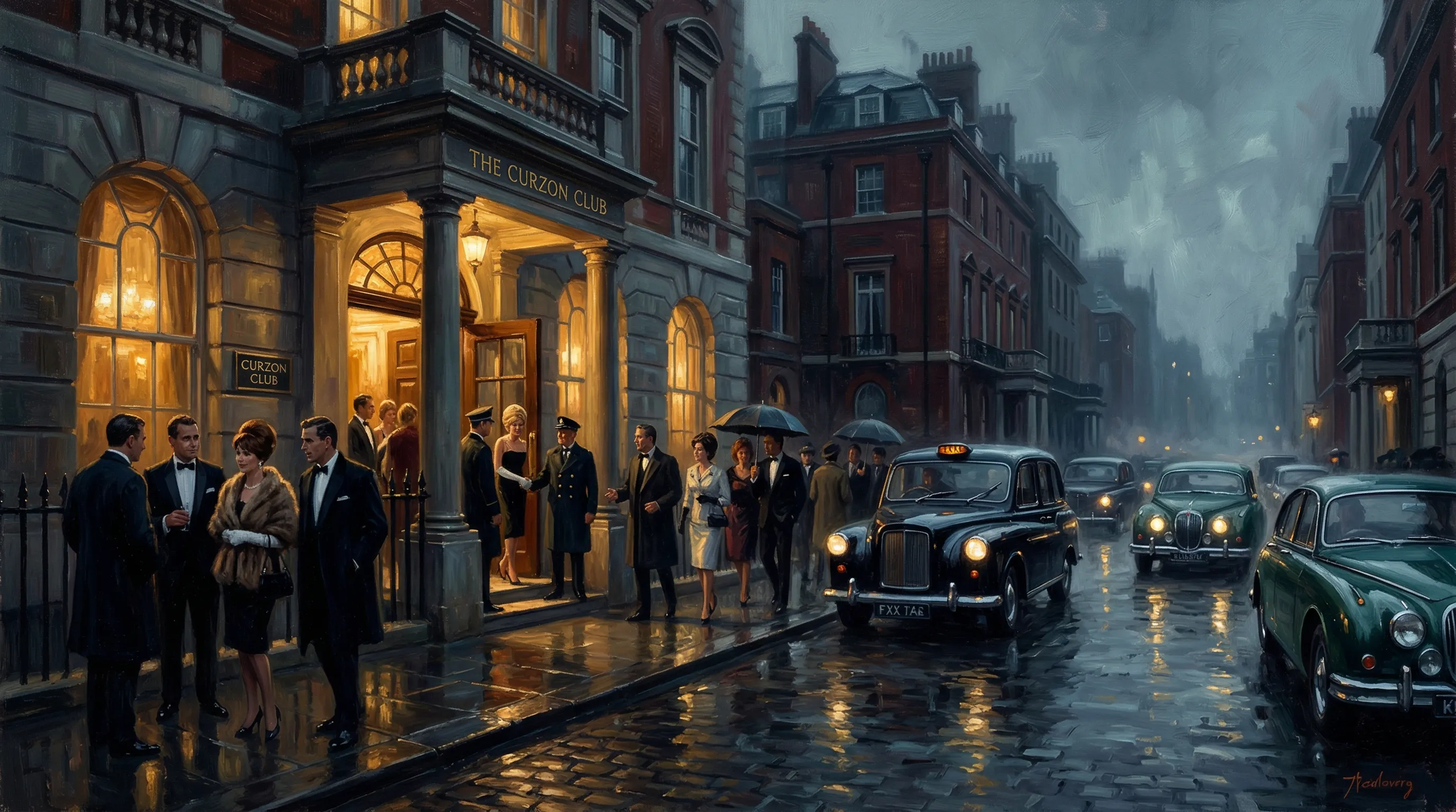 1960s London casino opening night after the Betting and Gaming Act